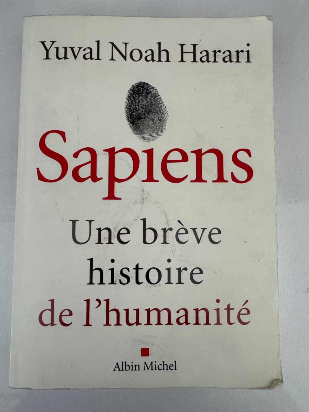 Sapiens - french translation - Yuval Noah Harari - softcover